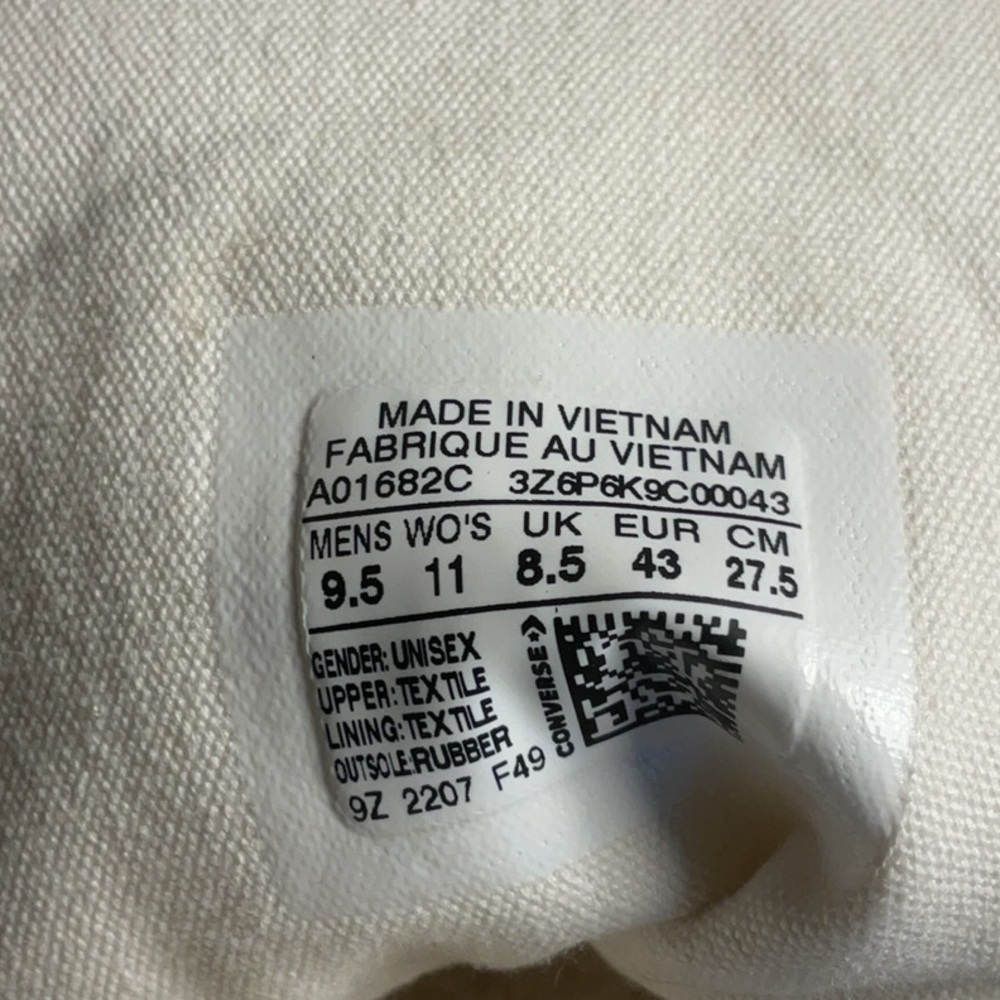 Converse 70 At-c White Canvas Sneakers - Picture 7 of 7